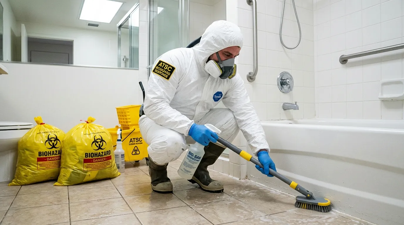 Decontamination equipment deployed for Blood Cleanup in Lake Worth Beach